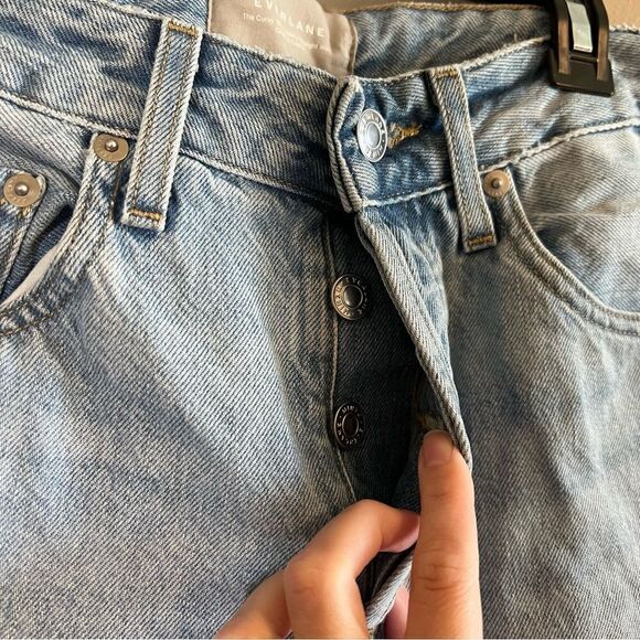 NWT Everlane Women’s 90’s Cheeky Straight Jean Vintage Sunbleached Blue Size 27 - Picture 5 of 13
